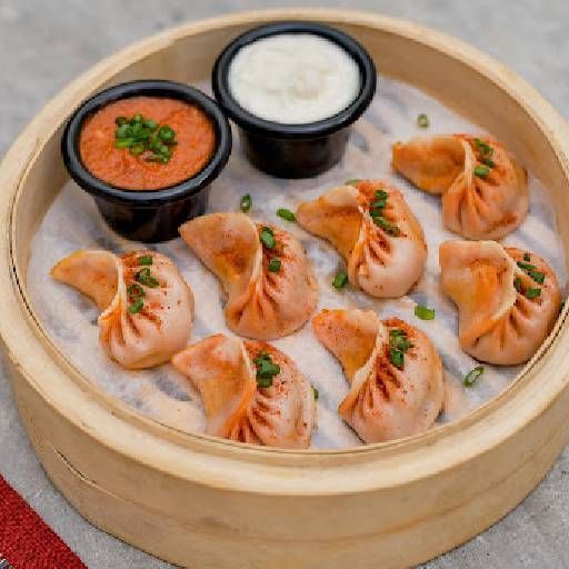 Peri Peri Chicken Momos(5pcs)