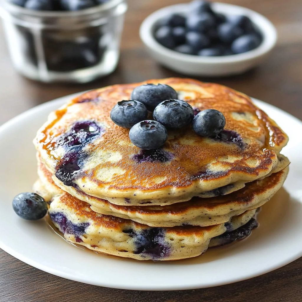 Blueberry Millet Pancakes