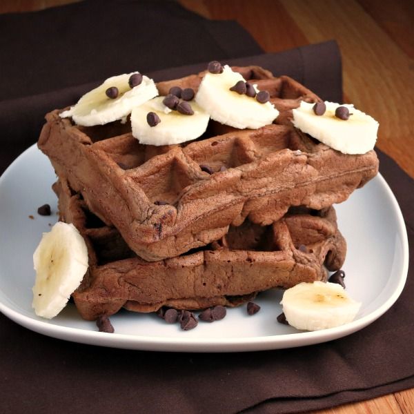 Banana Chocochip Millet Protein Waffles